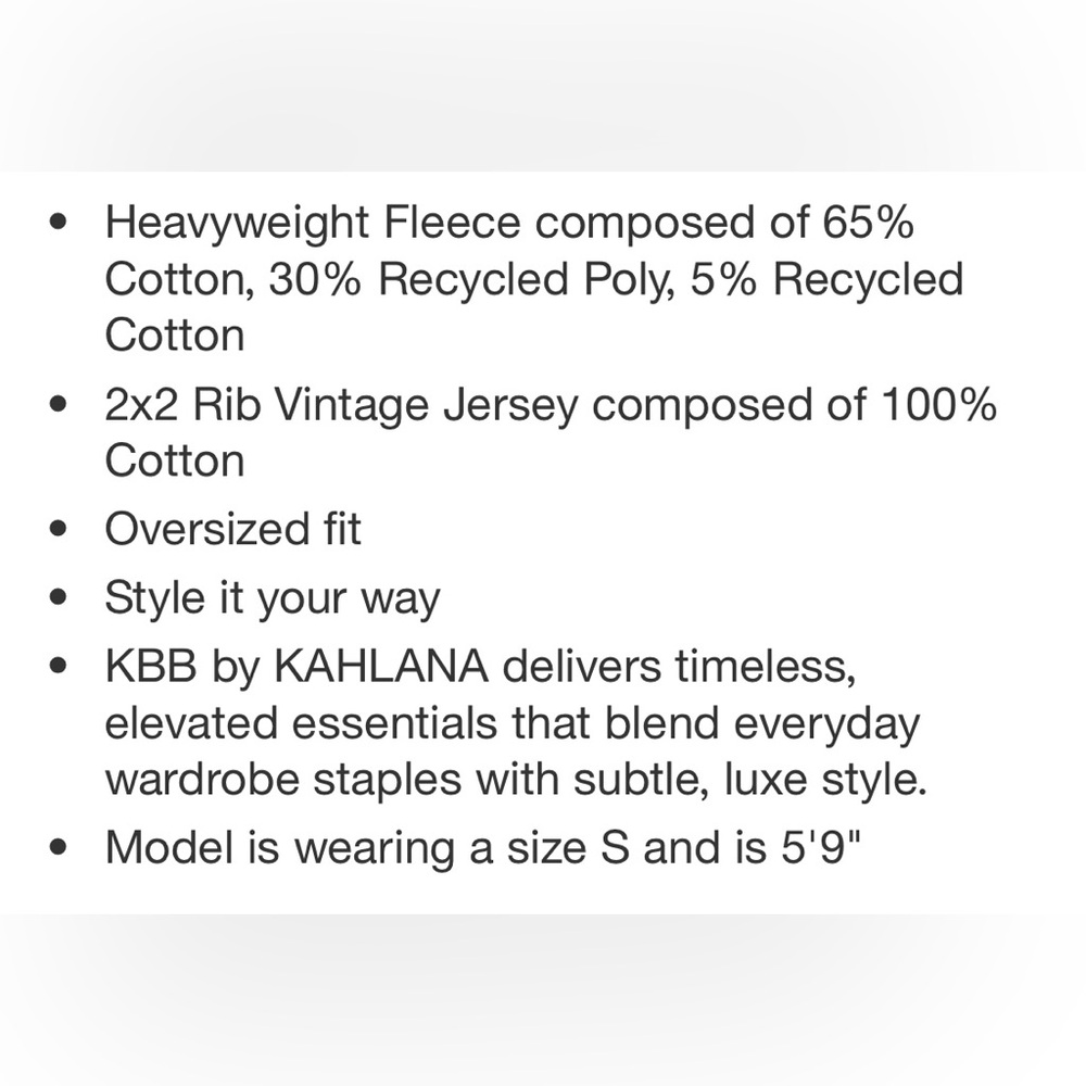 NWOT KBB by Kahlana long sleeves double layer Crewneck heather Gray Sweatshirt - Picture 4 of 7